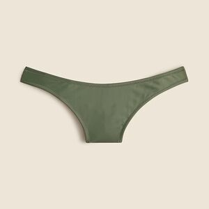 J. CREW Heritage 1989 High Leg Bikini Bottom Cool Cypress Green *NEW*